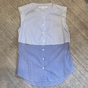 Veronica Beard Sleeveless button shirt